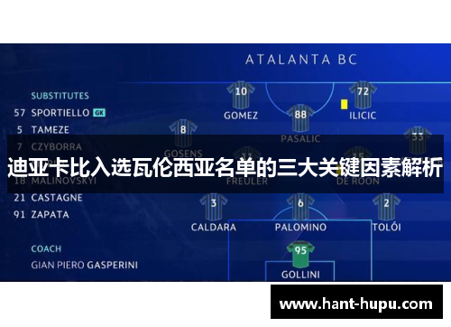 迪亚卡比入选瓦伦西亚名单的三大关键因素解析